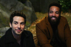 Skylar Astin as Max, John Clarence Stewart as Simon in Zoey's Extraordinary Playlist - Season: 2