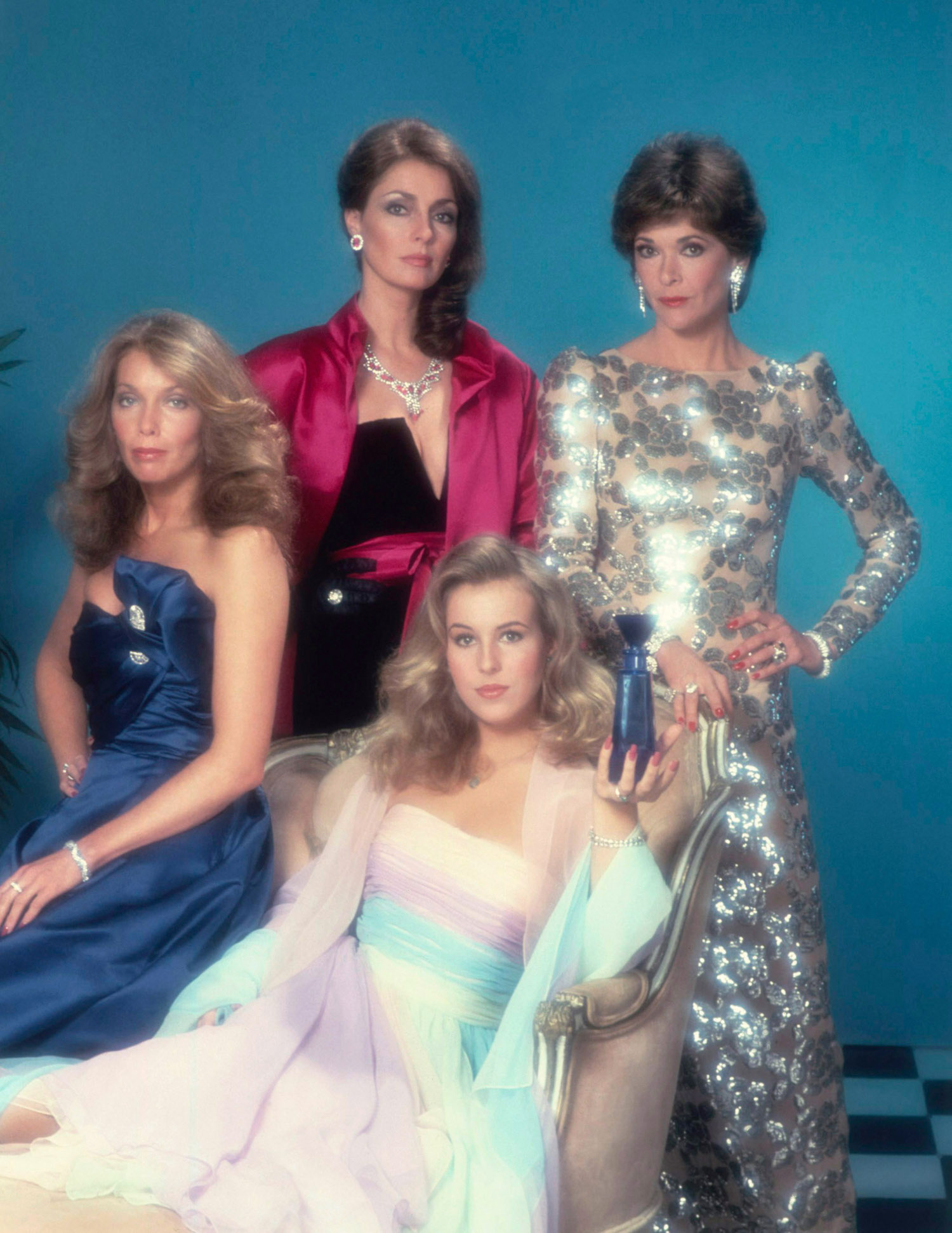 Genie Francis, Jaime Lyn Bauer, Jennifer O'Neill, and Jessica Walter in NBC's Bare Essence