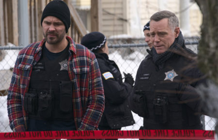 Patrick John Flueger Jason Beghe Chicago PD Ruzek Voight