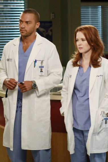 Jesse Williams Sarah Drew Grey's Anatomy Season 8 Jackson April
