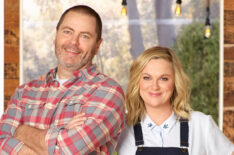 Nick Offerman and Amy Poehler in Making It - Season 2