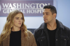 NCIS - Season 18 Episode 10 - Emily Wickersham as Ellie Bishop and Wilmer Valderrama as Nick Torres