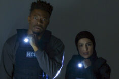 Caleb Castille (Special Agent Devin Rountree) and Medalion Rahimi (Special Agent Fatima Namazi) - NCIS Los Angeles, Season 12, Episode 13