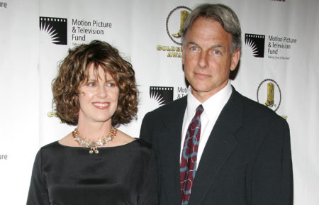 Pam Dawber and Mark Harmon at the Golden Boot Awards