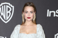 Rebecca Rittenhouse attends a 2019 Golden Globes After Party