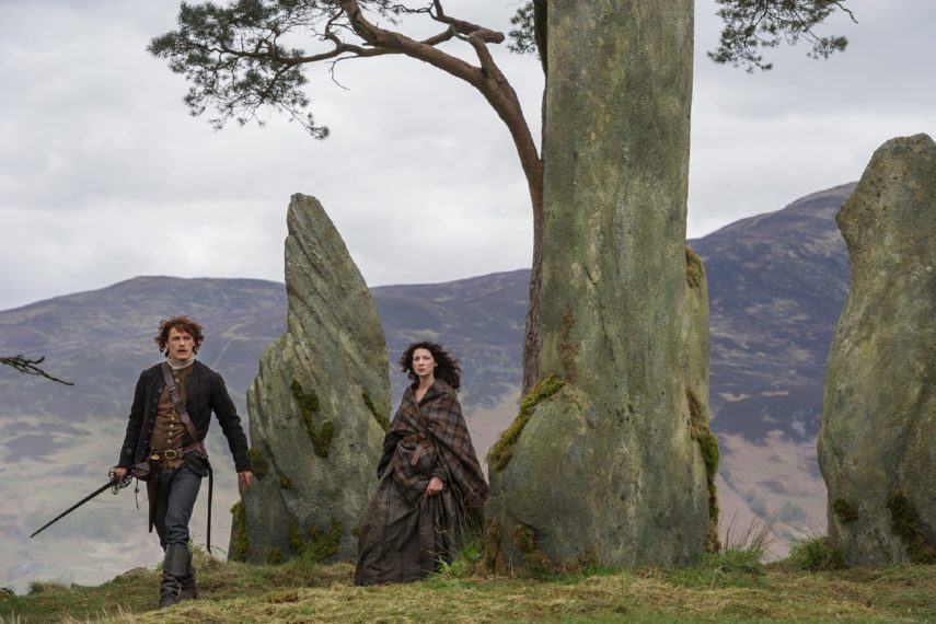 outlander sam heughan caitriona balfe season 1