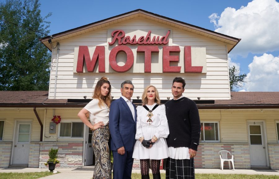 Grand Sac Tote Schitt's Creek - Motif Rosebud Motel & Personnages - Couleur Ivoire - Neuf Sans étiquettes