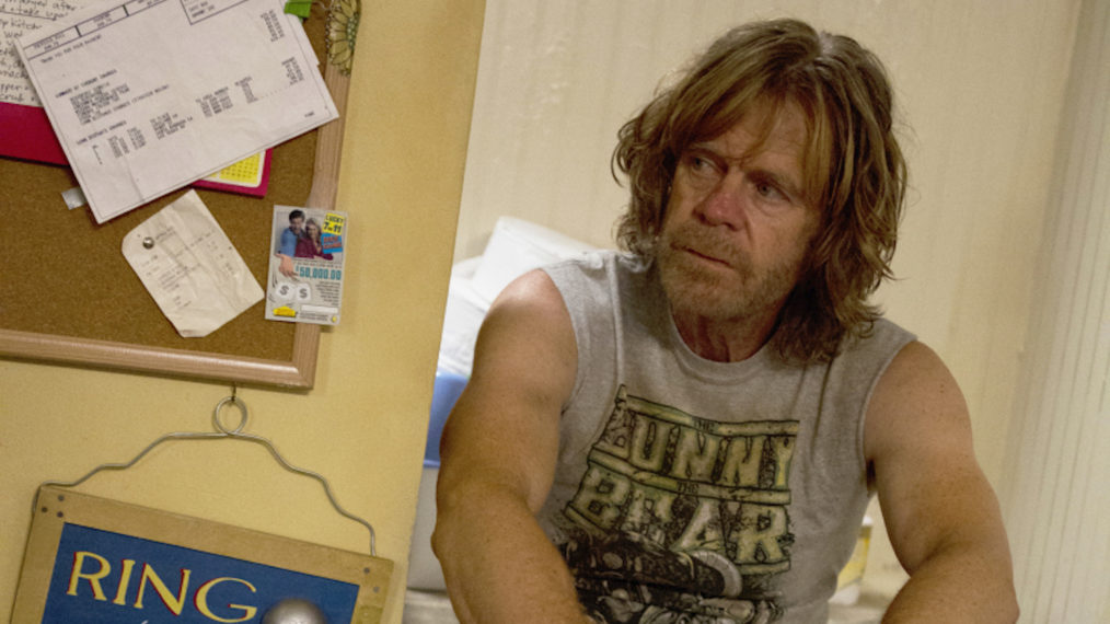 William H. Macy as Frank Gallagher in Shameless Season 3