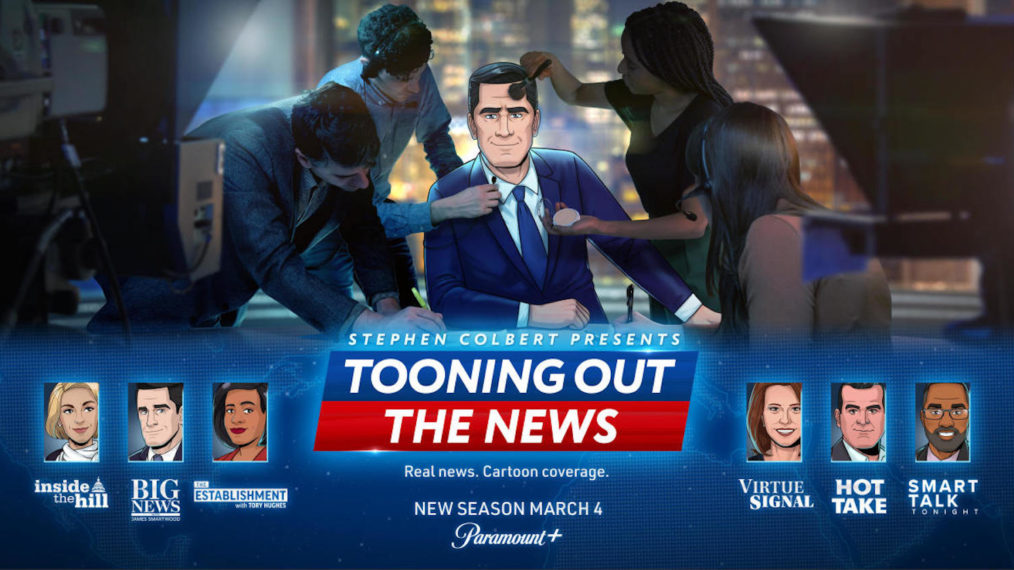 Stephen Colbert Presents Tooning Out The News