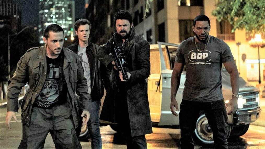 The Boys - Tomer Capone, Jack Quaid, Karl Urban, Laz Alonso - Season 2