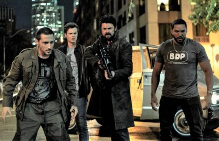 The Boys - Tomer Capone, Jack Quaid, Karl Urban, Laz Alonso - Season 2