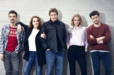 The Moodys - Season 2 cast - Jay Baruchel, Elizabeth Perkins, Denis Leary, Chelsea Frei, Francois Arnaud