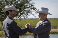 Jared Padalecki as Cordell Walker and Coby Bell as Captain James in Walker