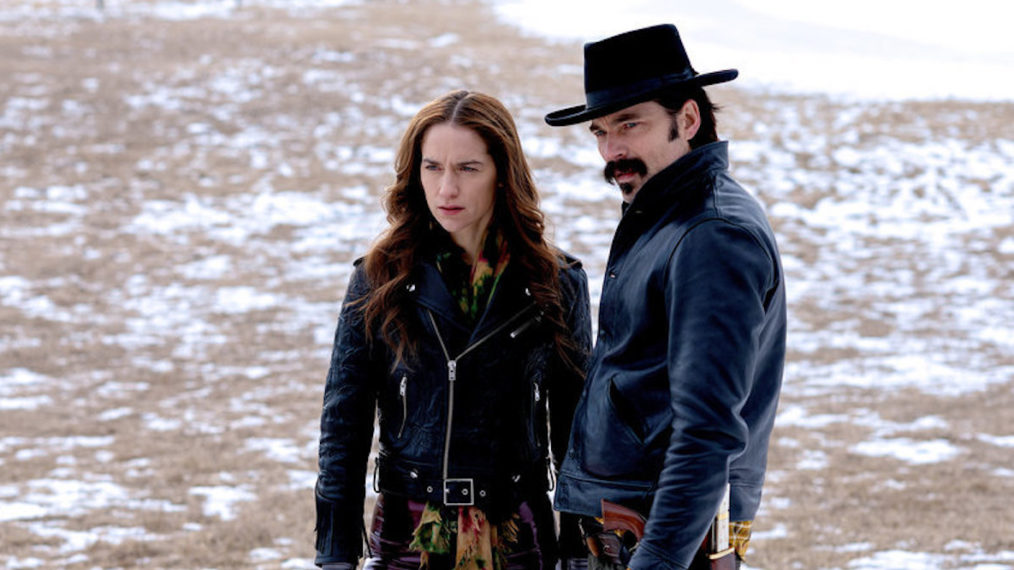 Melanie Scrofano Tim Rozon Wynonna Earp Doc Holliday Season 4