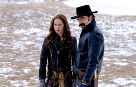 Melanie Scrofano Tim Rozon Wynonna Earp Doc Holliday Season 4