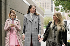 Molly Bernard as Lauren, Sutton Foster as Liza, and Hilary Duff as Kelsey in Younger - Season 7, Episode 2
