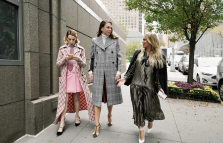 Molly Bernard as Lauren, Sutton Foster as Liza, and Hilary Duff as Kelsey in Younger - Season 7, Episode 2