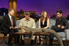 Jack Hanna, Julianne Moore, and John Stamos on The Late Late Show with James Corden