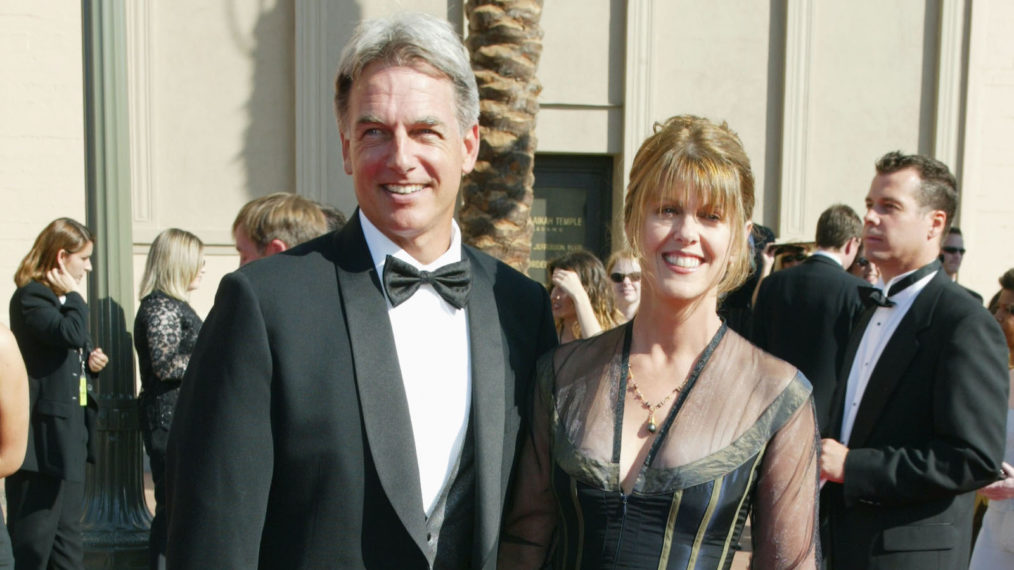 Mark Harmon and Pam Dawber attend the 2002 Creative Arts Emmy Awards