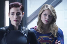 Supergirl - Chyler Leigh as Alex Danvers and Melissa Benoist as Kara/Supergirl