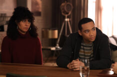 A Million Little Things - Season 3 Episode 11 - Christina Moses as Regina, Adam Swain as Tyrell, and Terry Chen as Alan