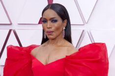 Angela Bassett attends the 2021 Oscars Red Carpet