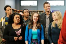 Community cast Danny Pudi, Yvette Nicole Brown, Donald Glover, Alison Brie, Joel McHale, Gillian Jacobs