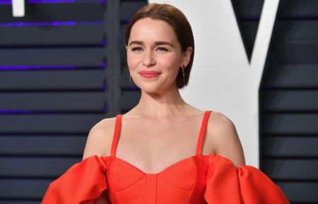 Emilia Clarke at the 2019 Vanity Fair Oscar Party