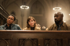 Aasif Mandvi as Ben Shakir, Katja Herbers as Kristen Bouchard, Mike Colter as David Acosta in Evil - Season 1