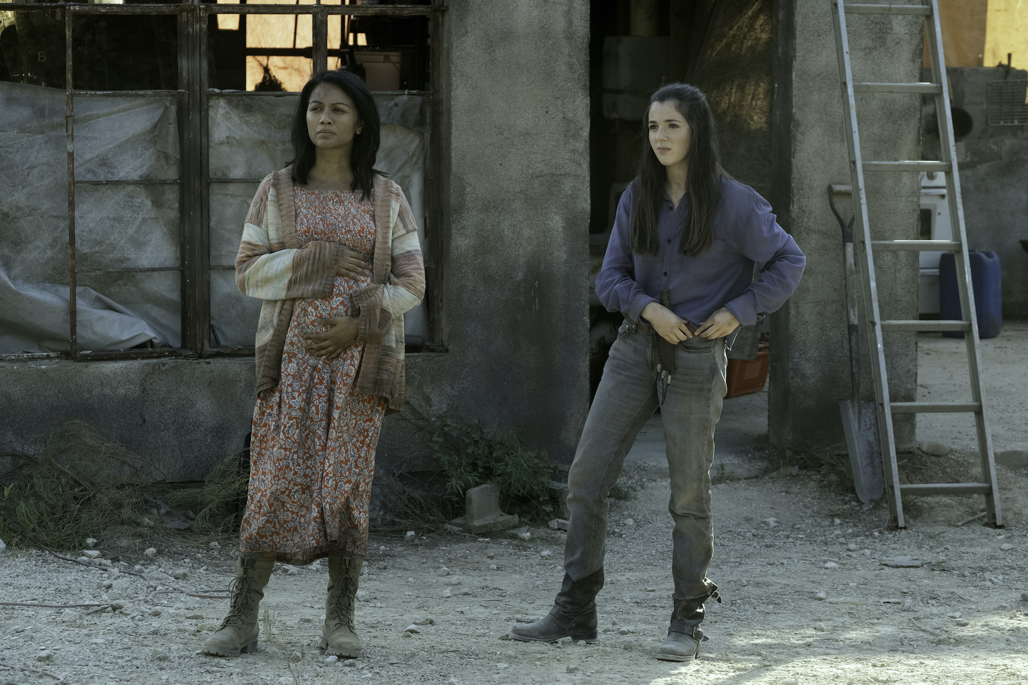 FTWD season 6 episode 9 karen david alexa nisenson