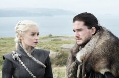 Emilia Clarke and Kit Harington in Game of Thrones