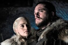 Game of Thrones - Season 8, Episode 2 - Emilia Clarke as Daenerys Targaryen and Kit Harington as Jon Snow