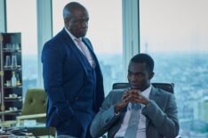 Lucian Msamati and Paapa Essiedu in Gangs of London