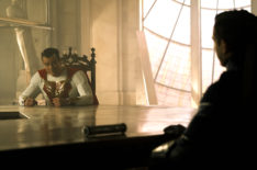 Josh Duhamel as Sheldon and Andrew Horton as Brandon in Jupiter's Legacy