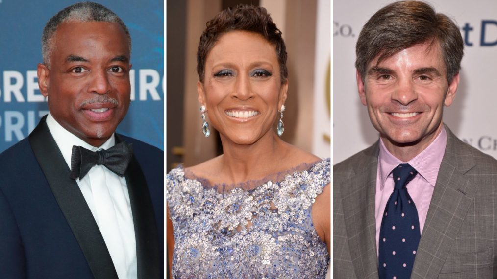 LeVar Burton Robin Roberts George Stephanopoulos