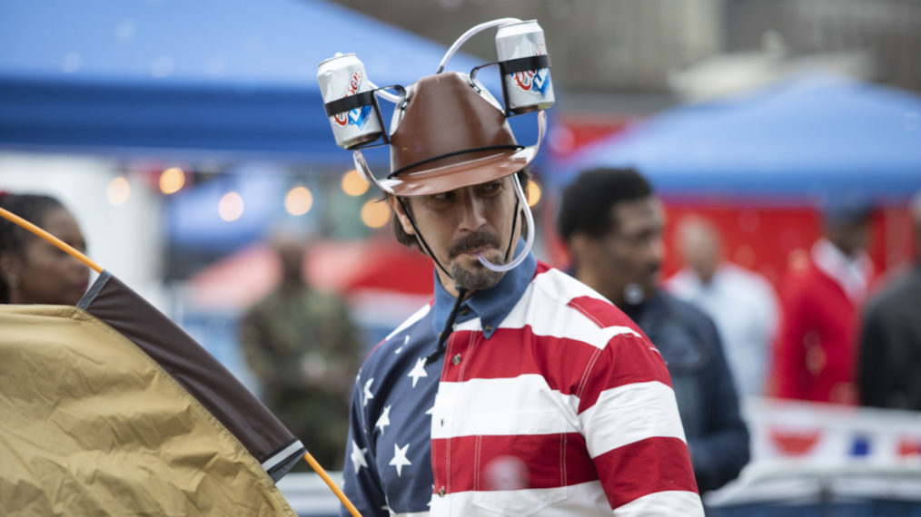 Henry Ian Cusick as Russ in the MacGyver Series Finale