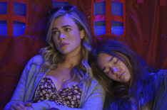 Melissa Roxburgh as Michaela and Holly Taylor as Angelina in Manifest - Season 3 Premiere