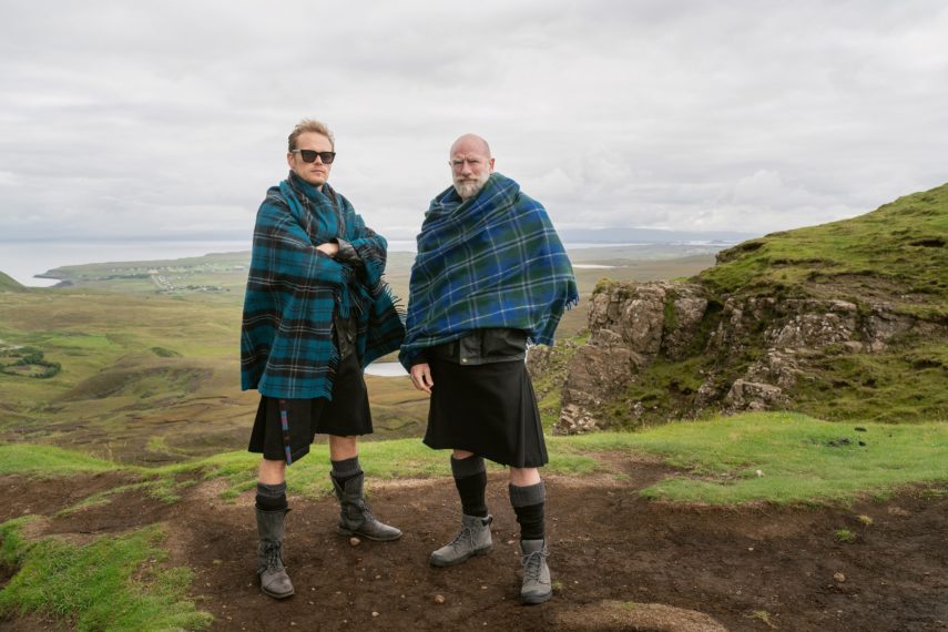 men in kilts sam heughan graham mctavish