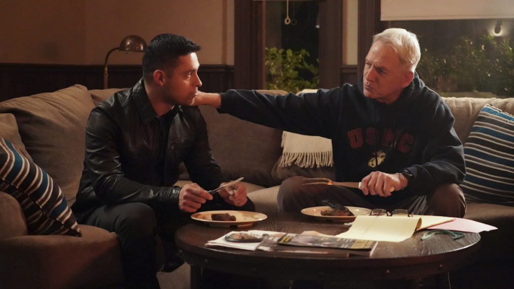 Wilmer Valderrama as NCIS Special Agent Nicholas “Nick” Torres, Mark Harmon as NCIS Special Agent Leroy Jethro Gibbs in NCIS - Season 18, Episode 12 - 'Sangre'