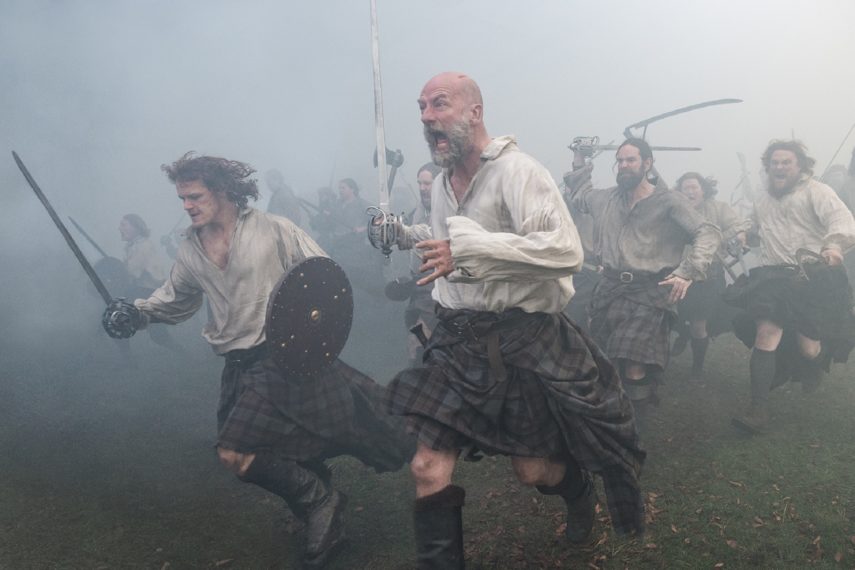 outlander season 2 sam heughan graham mctavish