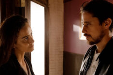 Alice Braga as Teresa and Peter Gadiot as James in Queen of the South - Season 5