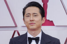 Steven Yeun at the Oscars 2021 Red Carpet
