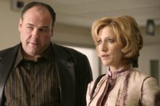 The Sopranos - James Gandolfini and Edie Falco