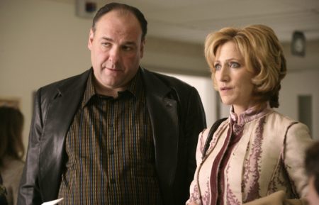 The Sopranos - James Gandolfini and Edie Falco