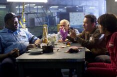 Chi McBride, Kumar Pallana, Tom Hanks, Diego Luna in The Terminal