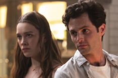 Victoria Pedretti Penn Badgley You Season 2 Love Joe