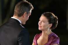 Peter Hermann as Charles in Younger and Sutton Foster as Liza - Season 7 Premiere - 'A Decent Proposal'