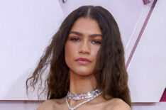 Zendaya arrives at the Oscars in 2021