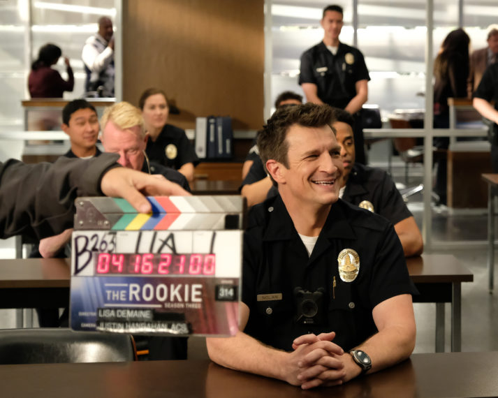 The Rookie + Nathan Fillion BTS