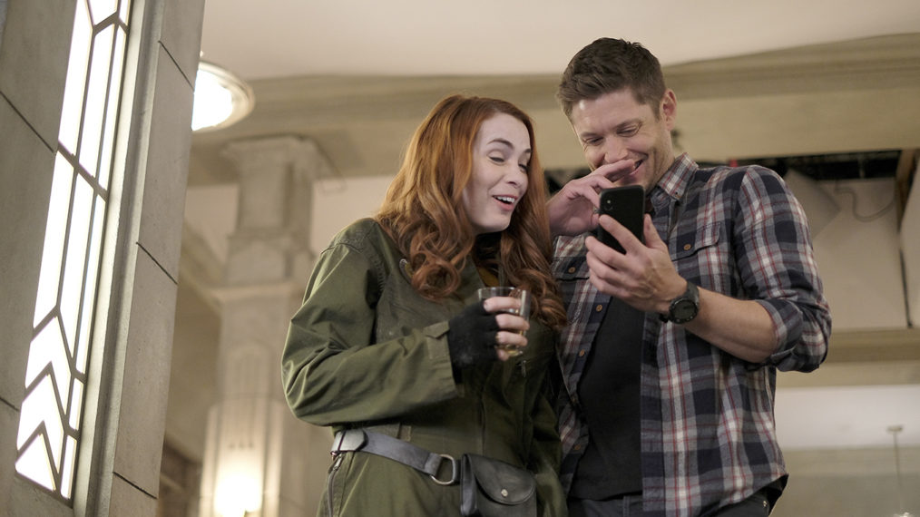 Felicia Day and Jensen Ackles in Supernatural - Exodus